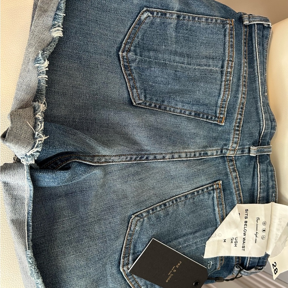 Rag & Bone NWT Nina Denim Shorts - Picture 11 of 14